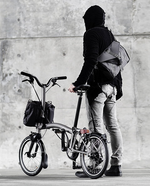 RXE x MiniMODs T-Pac Rack System for Brompton Bicycle