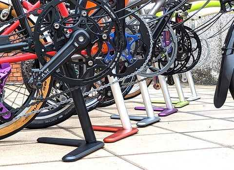 H&H V3 Lightweight NoKick Show Stand for Brompton Bicycle