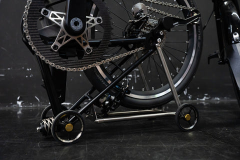 Ti Parts Workshop Titanium Rear Rack for Brompton Bicycle