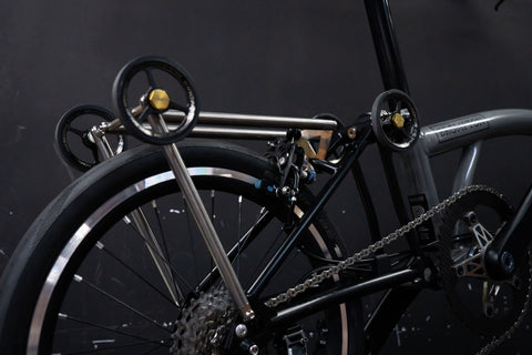 Ti Parts Workshop Titanium Rear Rack for Brompton Bicycle