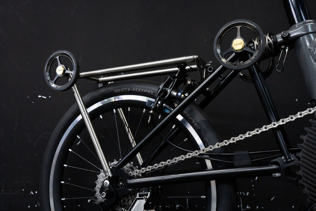 Ti Parts Workshop Titanium Rear Rack for Brompton Bicycle – Fantastic4Toys
