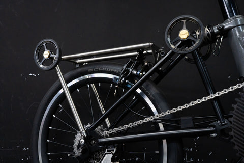 Ti Parts Workshop Titanium Rear Rack for Brompton Bicycle