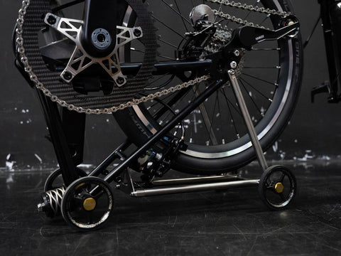 Ti Parts Workshop Titanium Rear Rack for Brompton Bicycle