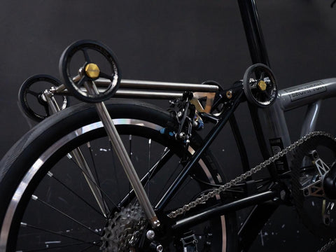 Ti Parts Workshop Titanium Rear Rack for Brompton Bicycle