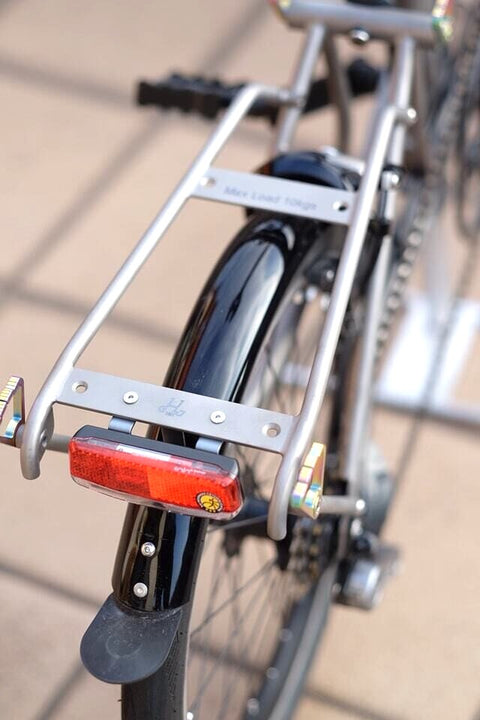 H&H Titanium Rear Rack V5 for Brompton Bicycle P/T Line