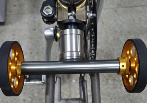 Adjustable Air Pressure Titanium Suspension Block for Brompton Bicycle