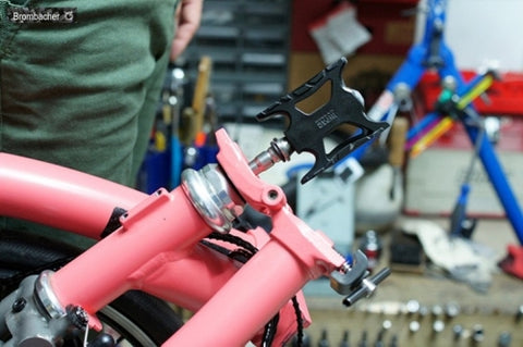 Brombacher Stem Pedals Holder for Brompton Bicycle