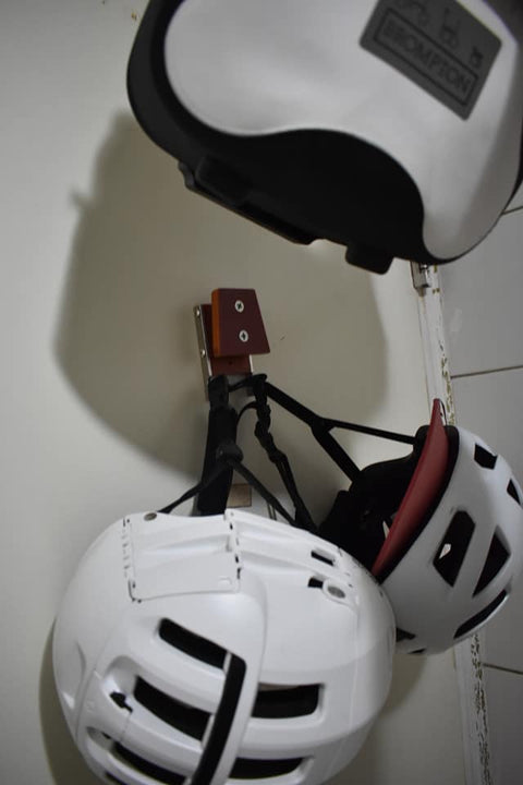 Helmet and Bag Wall Hanger for Brompton Bicycle