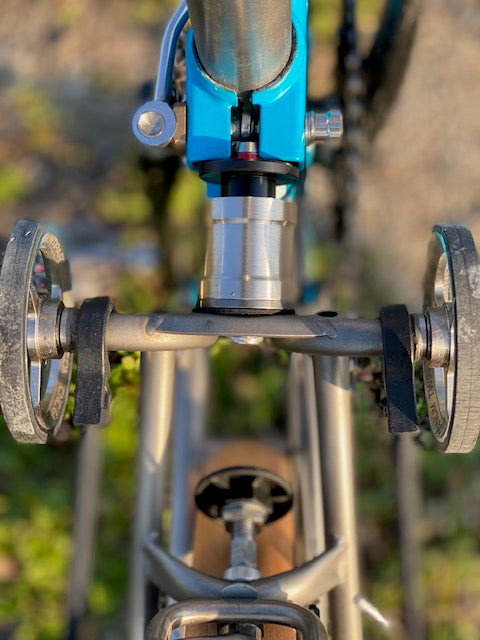 Adjustable Air Pressure Titanium Suspension Block for Brompton Bicycle