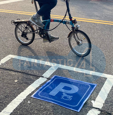 Fantastic4 Brompton Bicycle Parking Mat