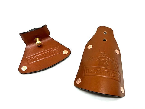 Leather Mud Flap for Brompton Bicycle