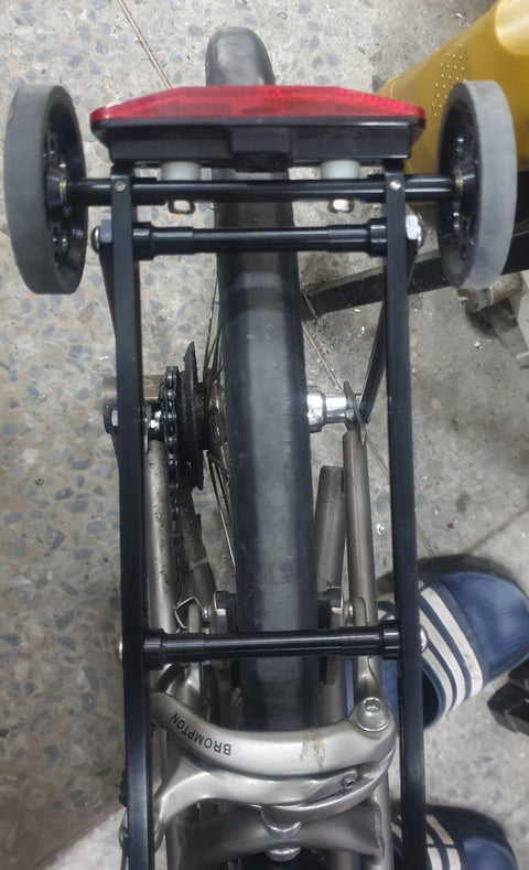 Fantastic4 "Easy Install" Mini Rear Rack for Brompton Bicycle