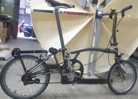 Fantastic4 "Easy Install" Mini Rear Rack for Brompton Bicycle