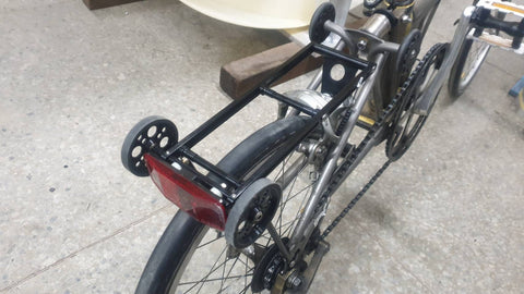 Fantastic4 "Easy Install" Mini Rear Rack for Brompton Bicycle