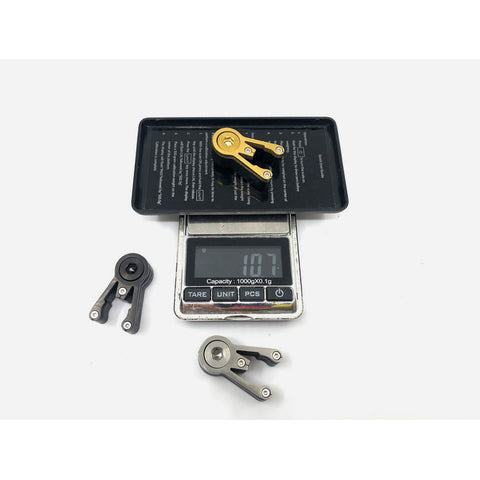 F+ Titanium Handlebar Catcher + Knob Set for Brompton Bicycle
