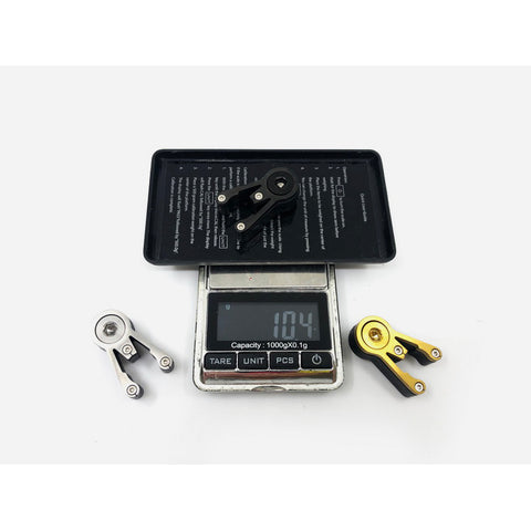 F+ Titanium Handlebar Catcher + Knob Set for Brompton Bicycle