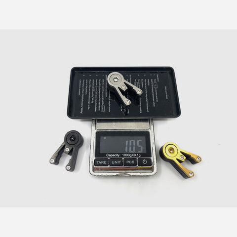 F+ Titanium Handlebar Catcher + Knob Set for Brompton Bicycle