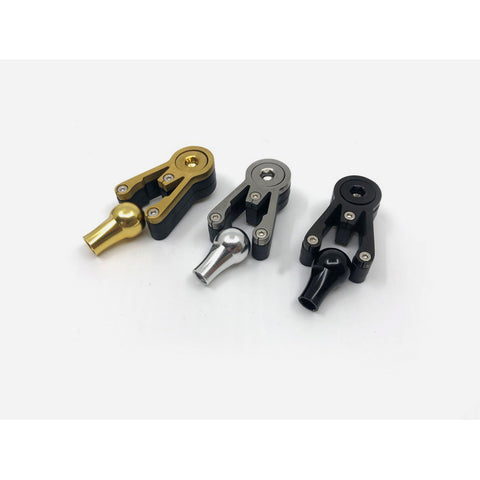 F+ Titanium Handlebar Catcher + Knob Set for Brompton Bicycle