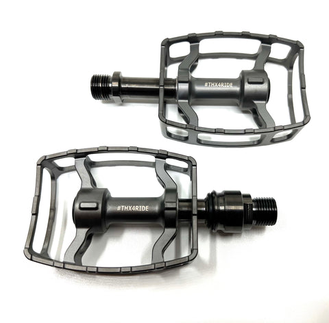 Thx4ride Single QR Titanium Pedals for Brompton Bicycle