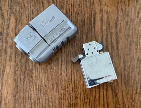 Titanium G17 Style Zippo Lighter Case