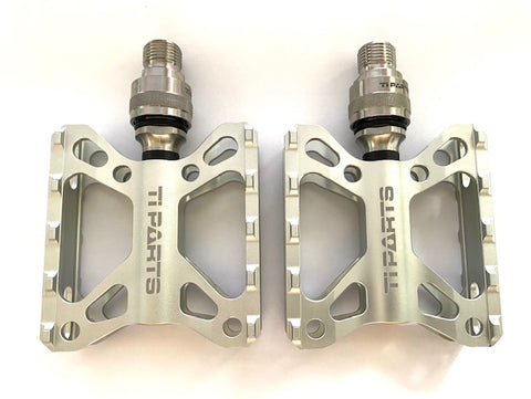 Ti Parts Workshop Aluminium Double X QD Pedal for Brompton Bicycle