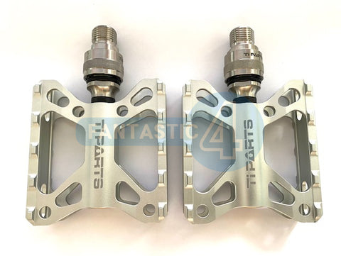 Ti Parts Workshop Aluminium Double X QD Pedal for Brompton Bicycle