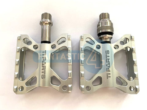 Ti Parts Workshop Aluminium Double X QD Pedal for Brompton Bicycle