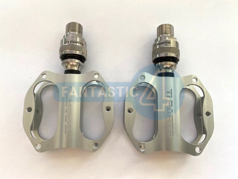 Ti Parts Workshop Aluminum Mini Quick Release Pedals for Brompton Bicycle