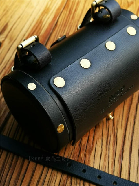 KEEP Leather Saddle Bag for Brompton Bicycle