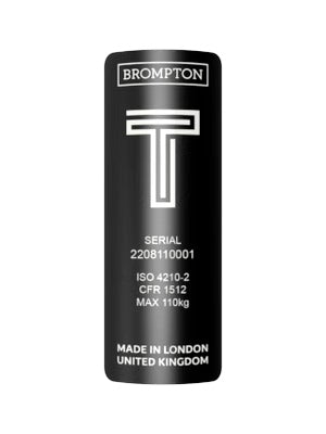 Custom Metal Frame Badge for Brompton Bicycle