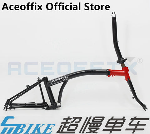 ACE Black/Red Steel Frame Set