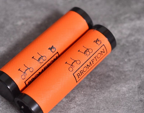 KEEP Leather Handlebar Grips for Brompton Bicycle