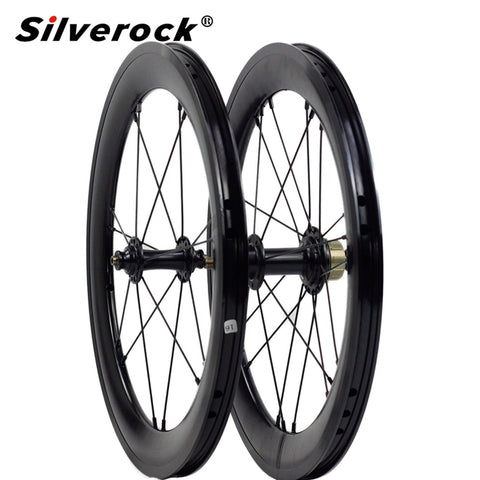Silverock Aluminum Alloy 16" 349 3 or 7 Speed Wheelset for Brompton Bicycle