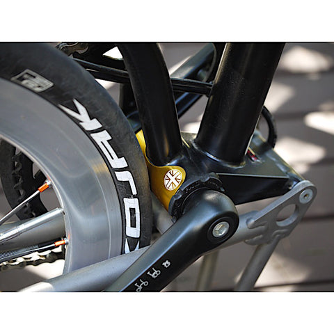 Union Jack Aluminium Bottom Bracket Protector for Brompton Bicycle
