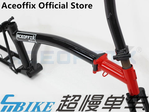 ACE Black/Red Steel Frame Set