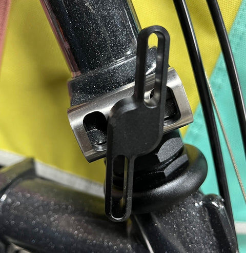 Titanium Hinge Clamp Plate for Brompton Bicycle P Line