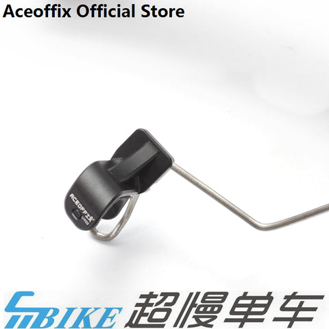 ACE All Black Carbon Mudguard + Leather Flap + Titanium Stays Set for A/C/E/P Line