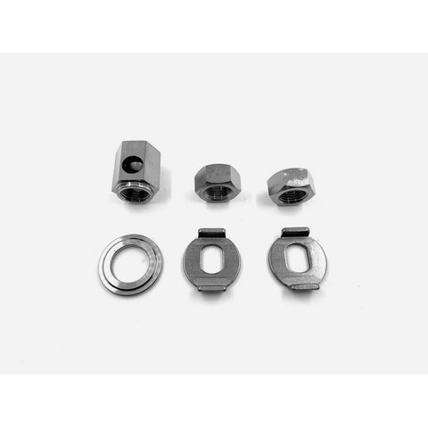 H&H Titanium Rear Wheel Nut Set for Brompton Bicycle