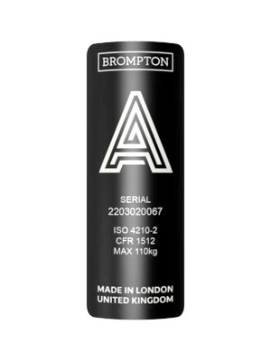 Custom Metal Frame Badge for Brompton Bicycle