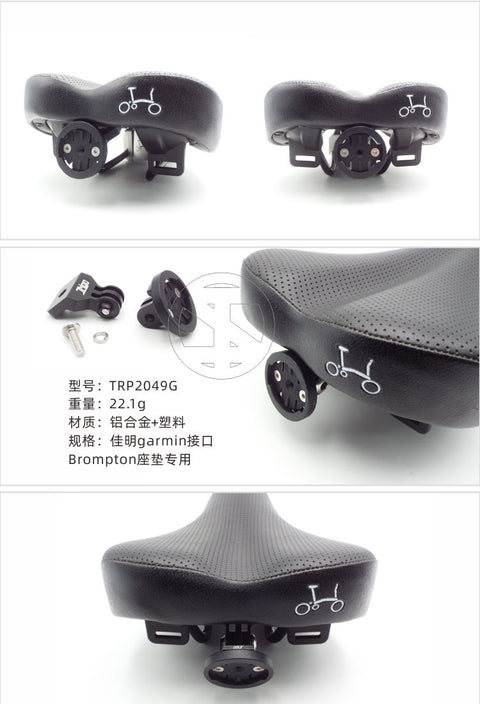 Trigo GoPro Garmin Bottle Cage Mount Adaptor for Brompton Bicycle Original Saddle