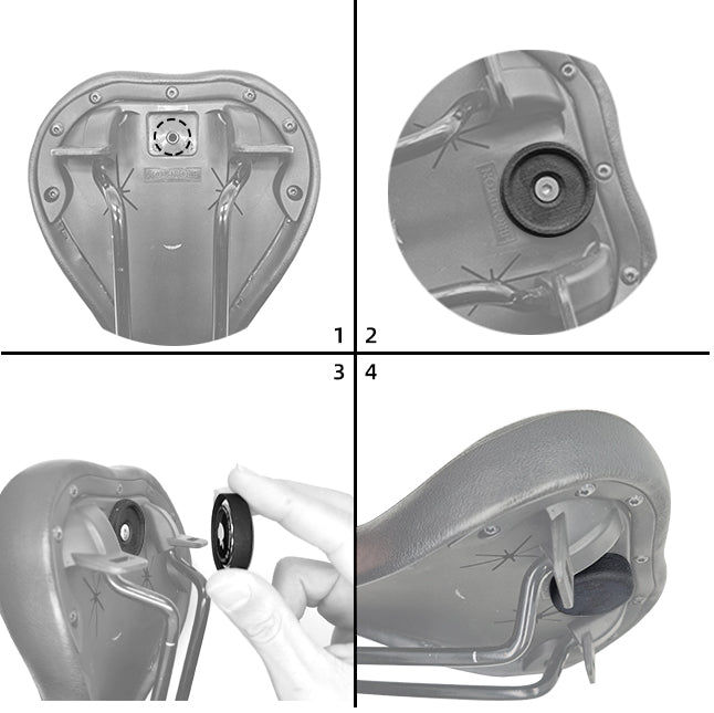 Apple AirTag Under Saddle Mount for Brompton Bicycle Fantastic4Toys