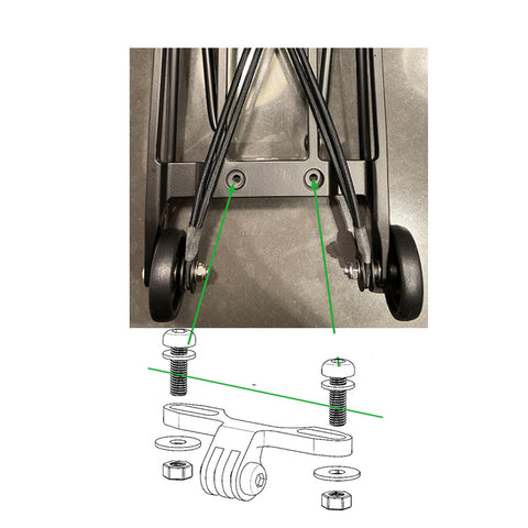Gopro/Garmin/Cateye Mount for Brompton Bicycle Rear Rack