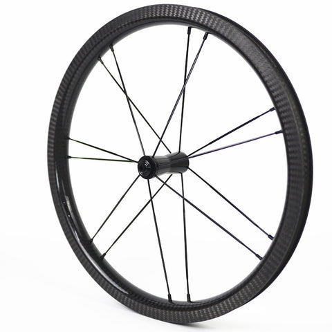 SMC 16" 349 Plume Carbon Wheelset for Brompton Bicycle 6 Speed
