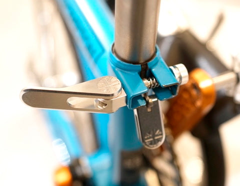 Union Jack P Style Seatpost Clamp Set for Brompton Bicycle