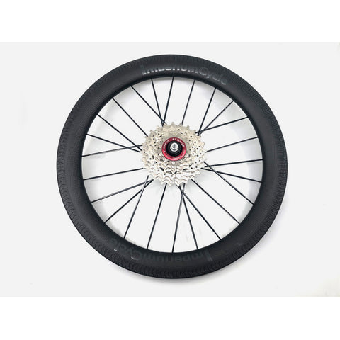 Suncord 7 Speed Carbon Wheelset for Brompton Bicycle