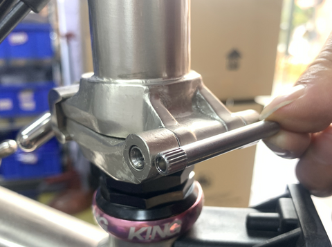 Titanium Hinge Spindle Replacement for Brompton Bicycle
