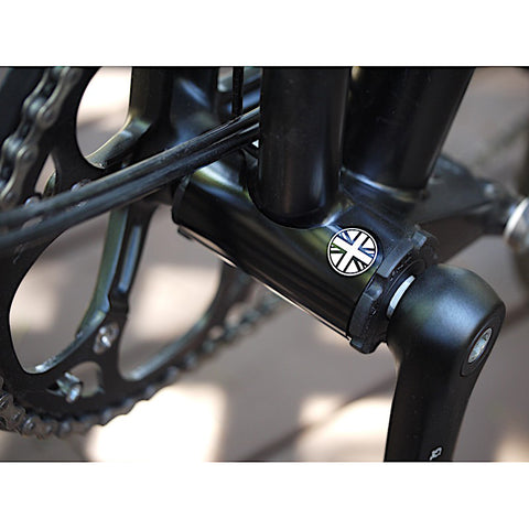 Union Jack Aluminium Bottom Bracket Protector for Brompton Bicycle