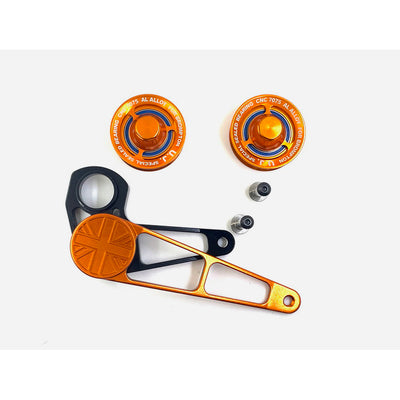 Union Jack 7075 Pulley + Tensioner Set for Brompton Bicycle