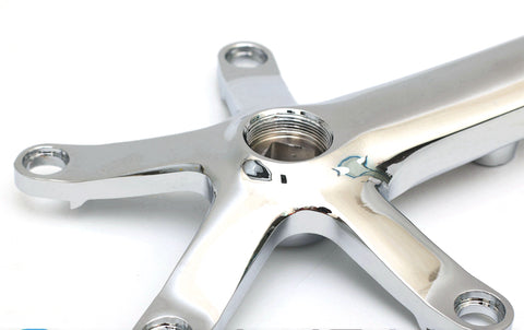 Polished Crankset for Brompton Bicycle