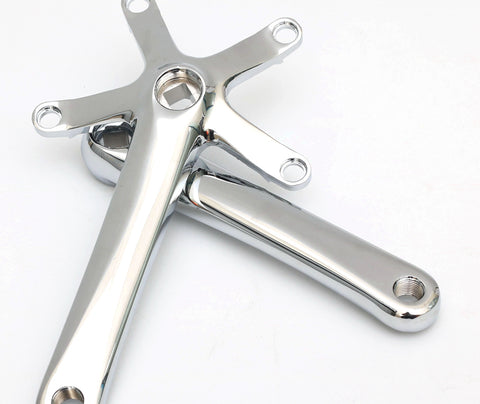 Polished Crankset for Brompton Bicycle